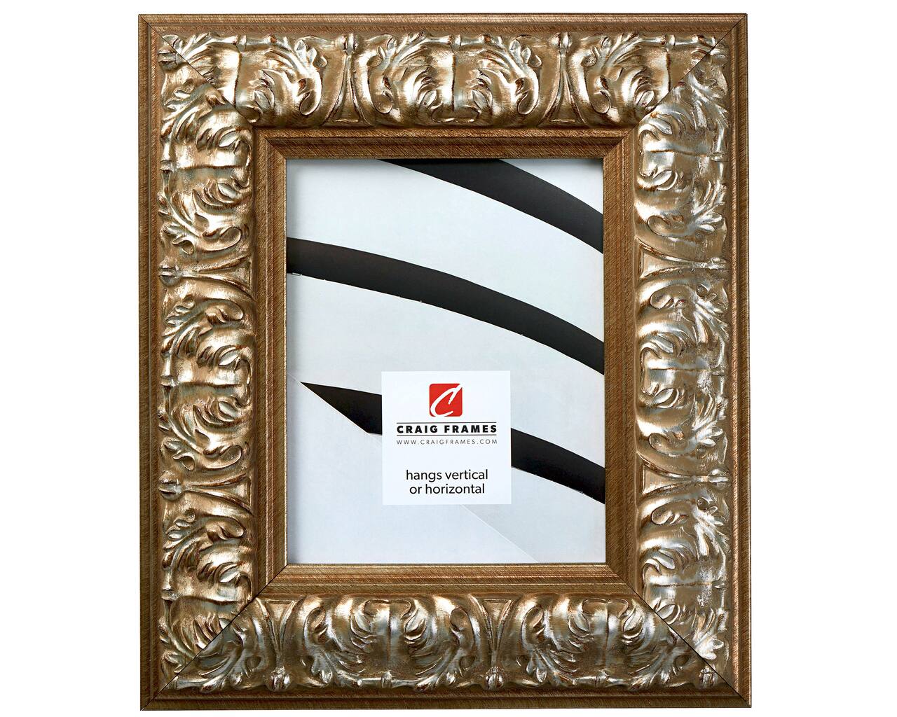 Craig Frames Barroco Antique Silver Picture Frame